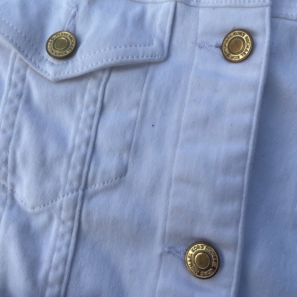 Michael Kors White Jean Jacket - Picture 3 of 6